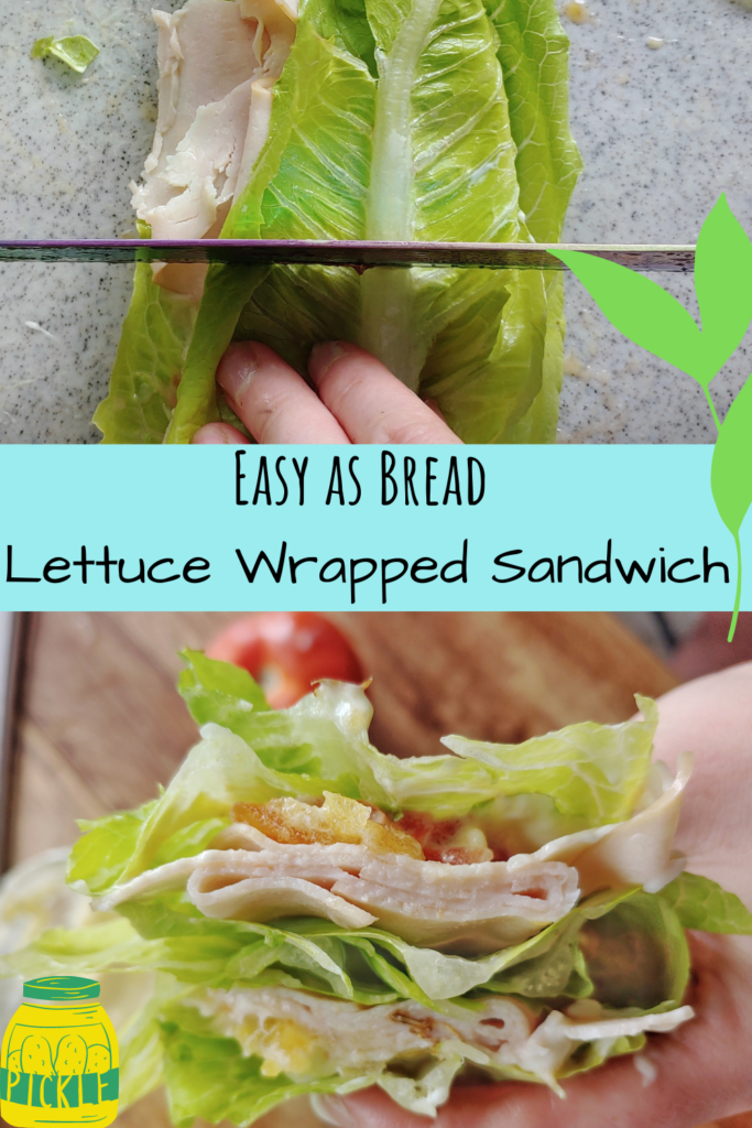 easy lettuce wrapped sandwich