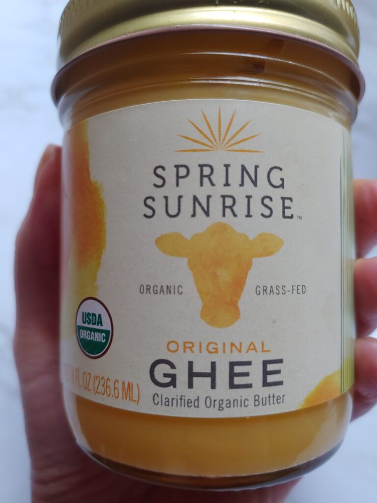 spring sunrise ghee brand in jar