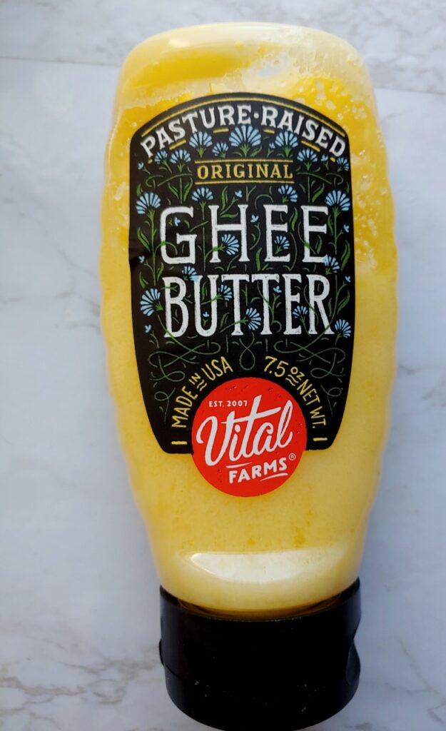 vital farms ghee butter squeeze jar