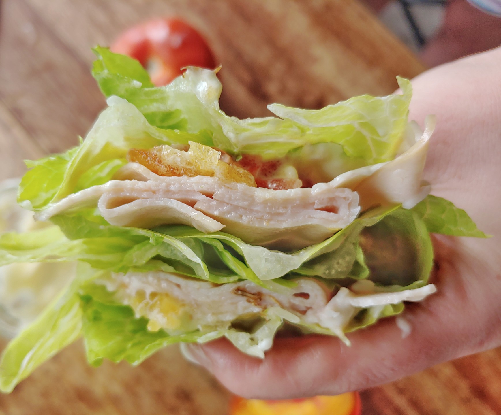 easiest lettuce wrapped sandwich