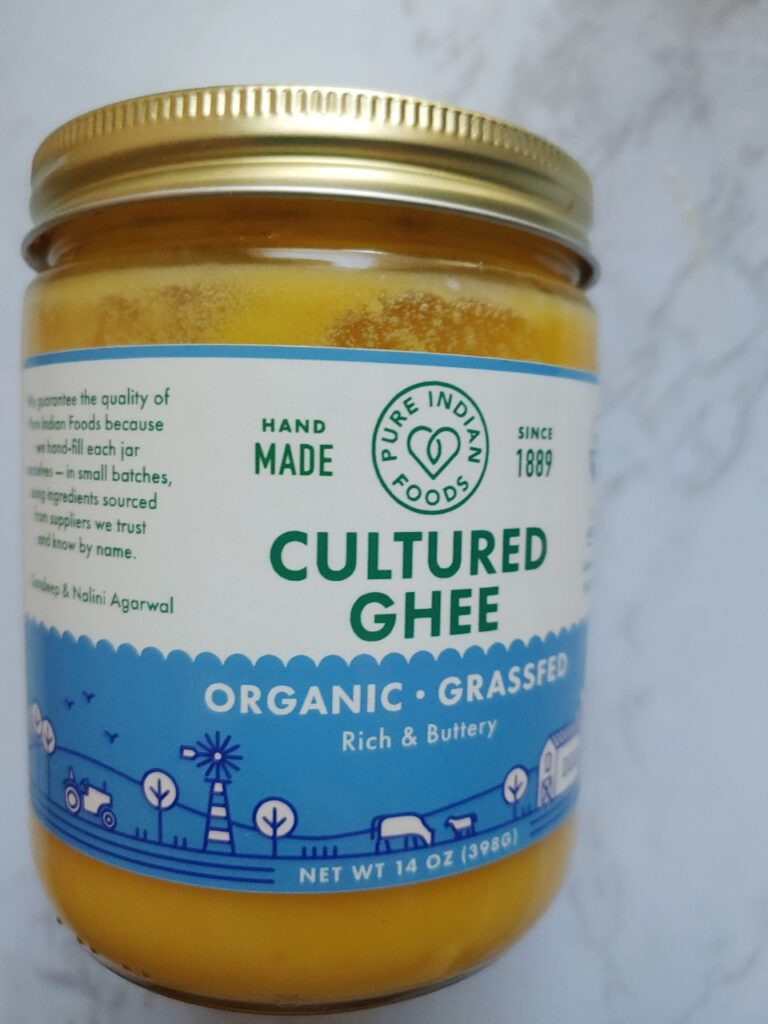 Pure Indian Foods Ghee Brand Jar