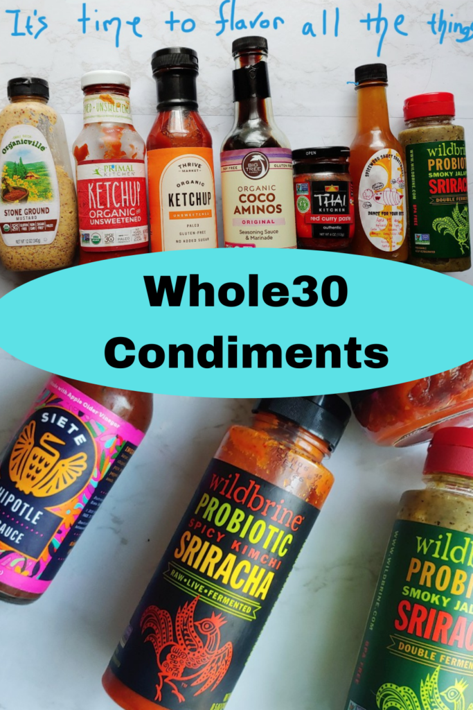 whole30 condiments
